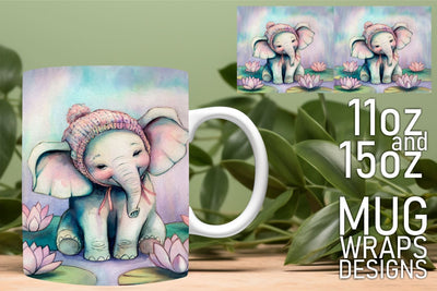Beautifully designed mug wraps, elevate your artistry! , Animals Sublimation HoodArtCraft 