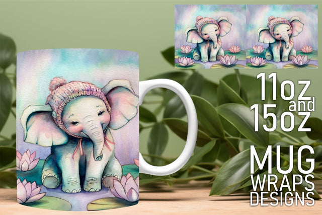 Beautifully designed mug wraps, elevate your artistry! , Animals Sublimation HoodArtCraft 