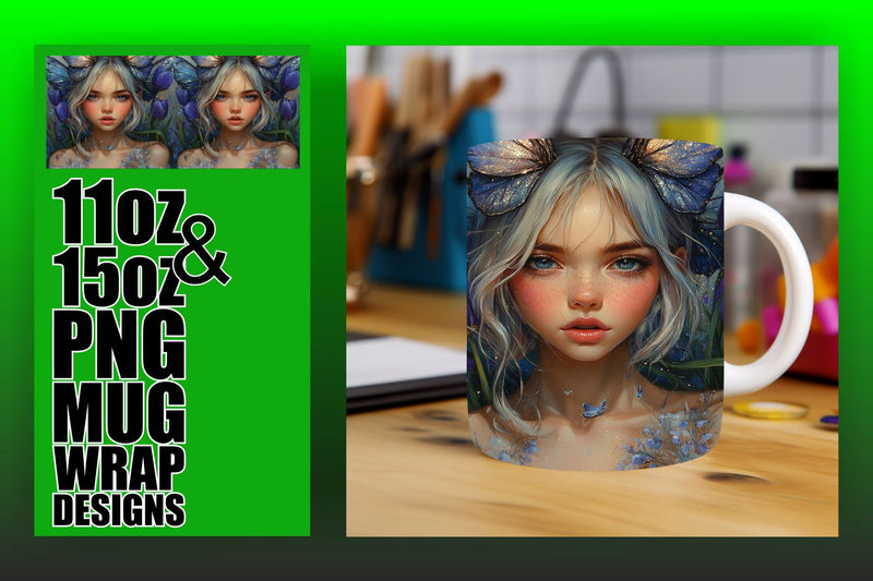 Beautifully designed wraps, ideal for creative expressions! , Fairy Sublimation HoodArtCraft 