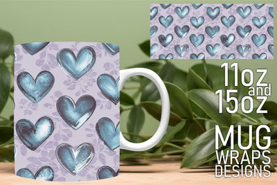 Beautifully designed wraps, ideal for creative expressions! , Heart Sublimation HoodArtCraft 