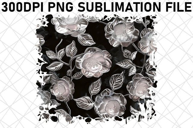 Beautifully Detailed Flower Patterns for Sublimation Sublimation afrosvg 