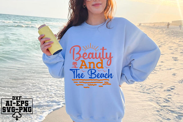 Beauty And The Beach Svg Cut Files Creative Art SVG CraftlabSvg55 