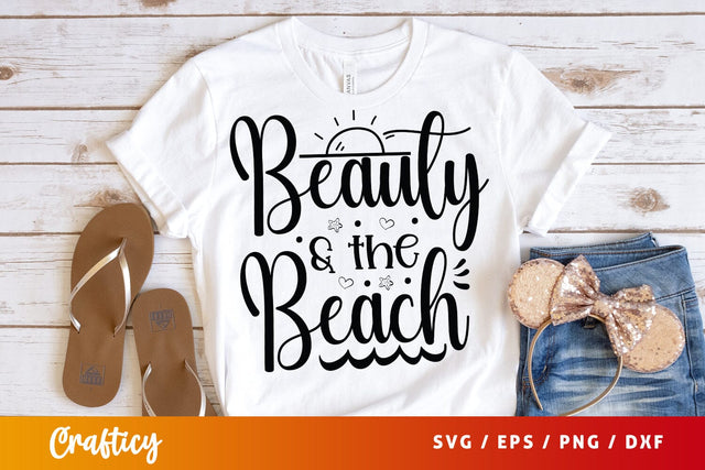 Beauty And The Beach SVG Design SVG Designangry 