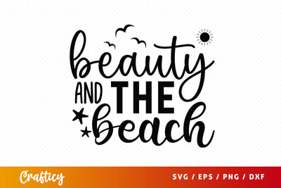 Beauty and the beach SVG Design SVG Designangry 