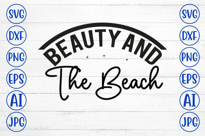 Beauty And The Beach SVG Syaman 