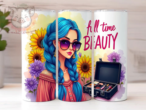 Beauty Business, Women Tumbler Wrap, 20oz Sublimation, Fashion Girl Design, Entrepreneur Tumbler, Cute Business Woman, Stylish Tumbler Sublimation Lara' s Designs 