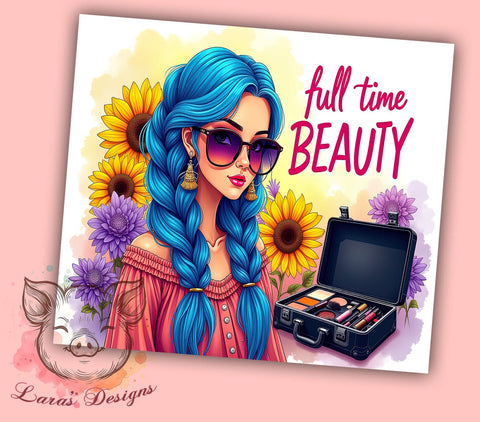 Beauty Business, Women Tumbler Wrap, 20oz Sublimation, Fashion Girl Design, Entrepreneur Tumbler, Cute Business Woman, Stylish Tumbler Sublimation Lara' s Designs 