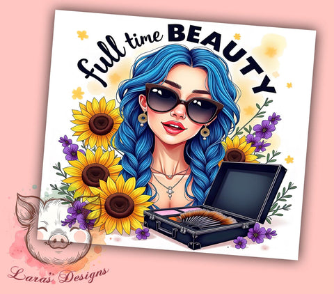 Beauty Business, Women Tumbler Wrap, 20oz Sublimation, Fashion Girl Design, Entrepreneur Tumbler, Cute Business Woman, Stylish Tumbler Sublimation Lara' s Designs 