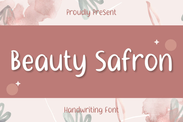 Beauty Safron Font Aisyah 