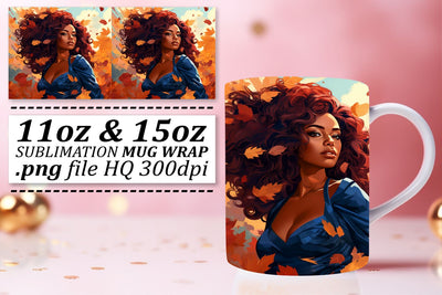 Beauty Sunset Mug Wrap Sublimation Sublimation afrosvg 