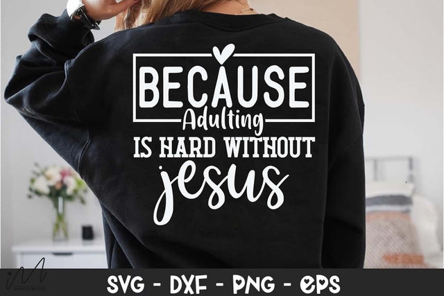 Because Adulting Is Hard Without Coffee Svg, Funny Quote Svg, Caffeine Svg, Morning Svg, Digital Download SVG Isabella Machell 