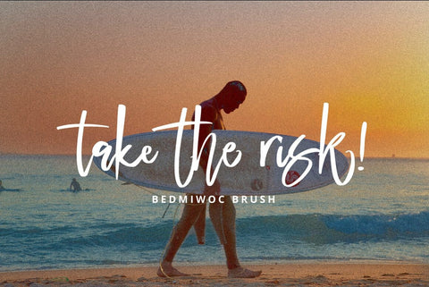 Bedmiwoc Brush Typeface Font Fadeline Std. 