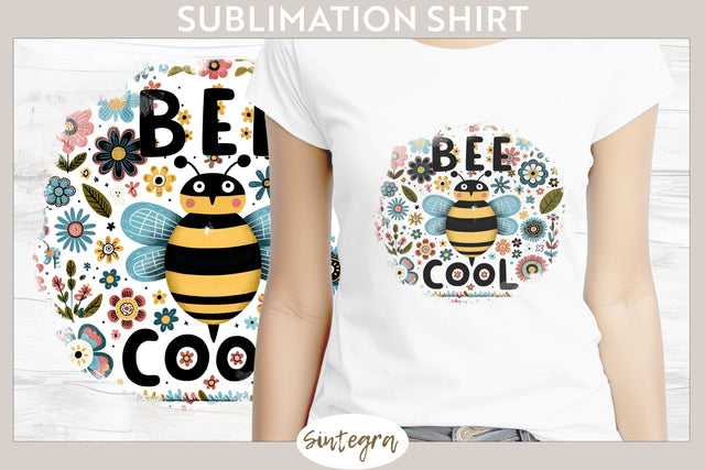 Bee Cool v1 T-shirt Sublimation Sublimation Sintegra 