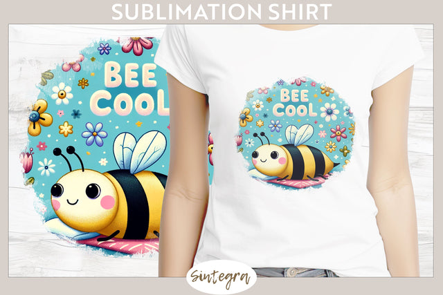 Bee Cool v2 T-shirt Sublimation Sublimation Sintegra 