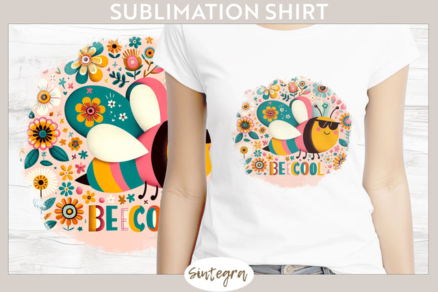 Bee Cool v3 T-shirt Sublimation Sublimation Sintegra 