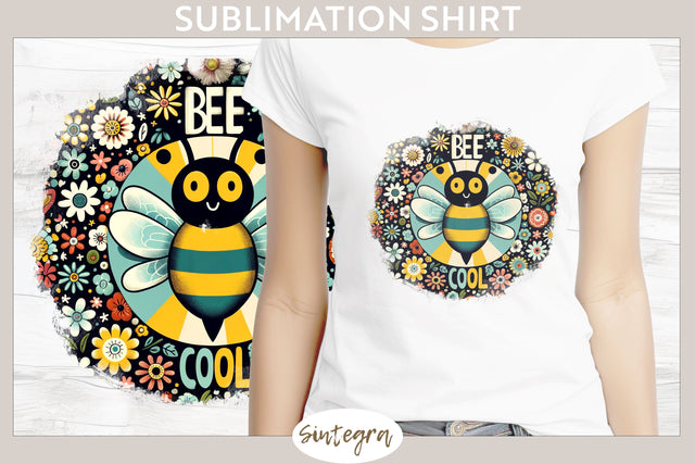 Bee Cool v4 T-shirt Sublimation Sublimation Sintegra 
