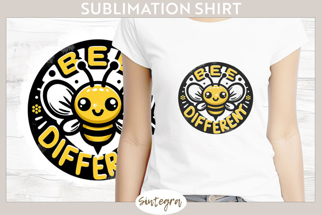 Bee Different v3 T-shirt Sublimation Sublimation Sintegra 