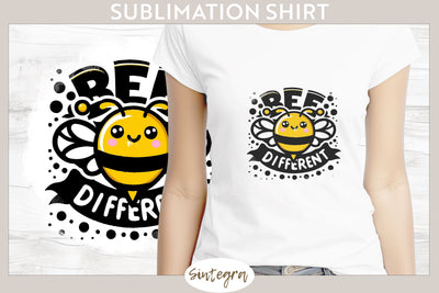 Bee Different v4 T-shirt Sublimation Sublimation Sintegra 