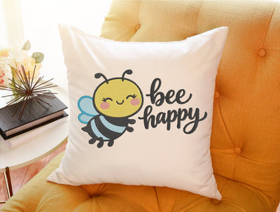 Bee Happy Embroidery Design Embroidery/Applique DESIGNS designartist 