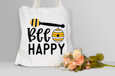 Bee happy Svg design SVG Regulrcrative 