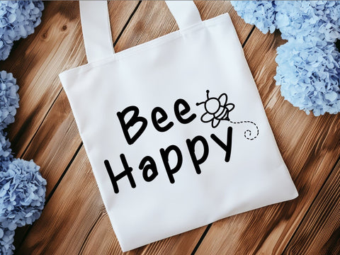 Bee Happy SVG SVG Paige Cole Studio 