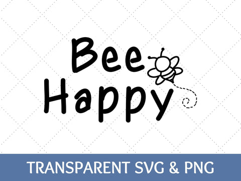 Bee Happy SVG SVG Paige Cole Studio 