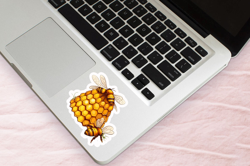 Hive Sticker Bee hive Sticker Design - So Fontsy