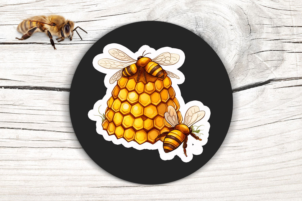Bee hive Sticker Design - So Fontsy