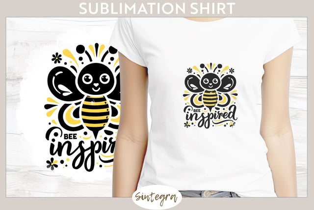 Bee Inspired v6 T-shirt Sublimation Sublimation Sintegra 