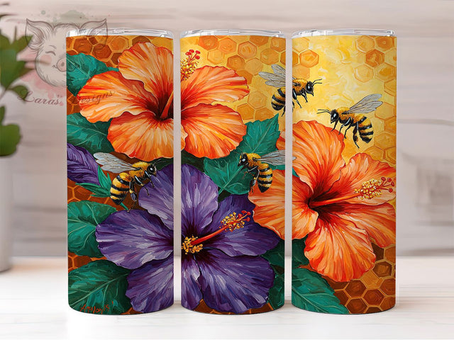 Bee Kind Tumbler Wrap Design, Positive Affirmations Design, 20oz Sublimation Template, Skinny Tumbler Wrap, Digital Download, Inspirational Gift Idea, Sublimation Art Sublimation Lara' s Designs 