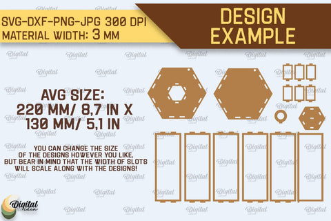 Bee Lantern Laser Cut Design. Honeycomb Decor SVG SVG Evgenyia Guschina 