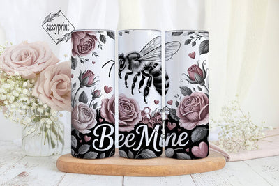 Bee Mine 20oz Tumbler Wrap Sublimation sassyprint 