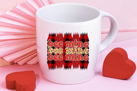 Bee Mine PNG, Valentine's Day Sublimation Sublimation CraftLabSVG 