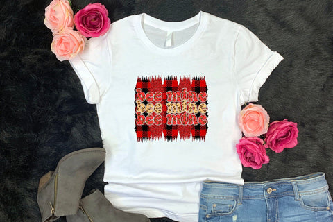 Bee Mine PNG, Valentine's Day Sublimation Sublimation CraftLabSVG 