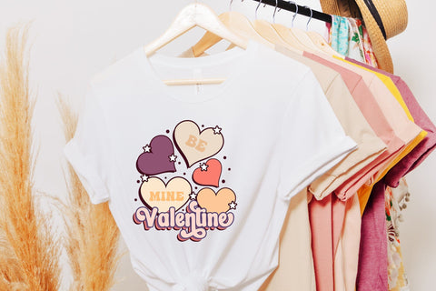 Bee Mine Valentine, Retro Valentines Sublimation Sublimation CraftLabSVG 