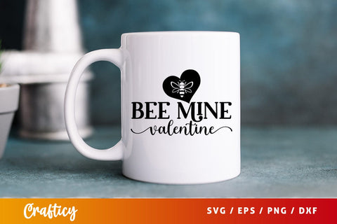 Bee mine valentine SVG Design SVG Designangry 