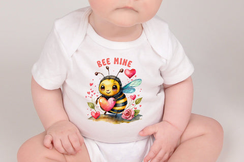 Bee Mine - Valentine's Day Sublimation Sublimation CraftLabSVG 