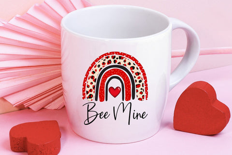 Bee Mine, Valentine's Day Sublimation Sublimation CraftLabSVG 