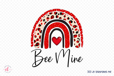 Bee Mine, Valentine's Day Sublimation Sublimation CraftLabSVG 