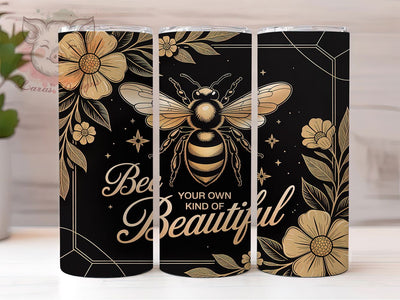 Bee Motivational Inspirational Quote Tumbler Wrap, Sublimation Design, Bee Quote Wrap, Motivational Tumbler, 20Oz Tumbler, Inspirational Quote Wrap, Digital Download Sublimation Lara' s Designs 