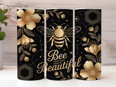 Bee Motivational Inspirational Quote Tumbler Wrap, Sublimation Design, Bee Quote Wrap, Motivational Tumbler, 20Oz Tumbler, Inspirational Quote Wrap, Digital Download Sublimation Lara' s Designs 