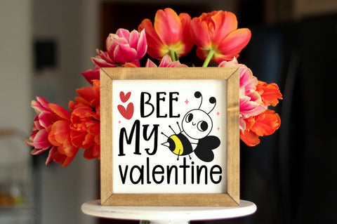 Bee my valentine SVG design SVG Regulrcrative 