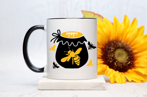 Bee pot Svg design SVG Regulrcrative 