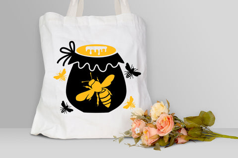 Bee pot Svg design SVG Regulrcrative 