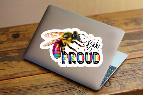 Bee proud Sticker Design Sublimation Regulrcrative 