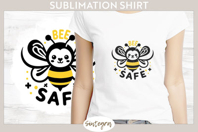 Bee Safe v1 T-shirt Sublimation Sublimation Sintegra 