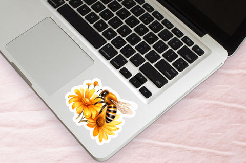 Bee Sticker Design Sublimation Regulrcrative 