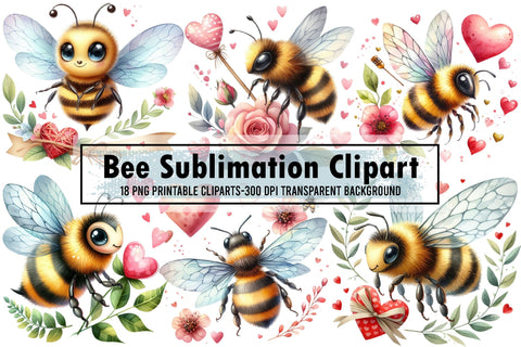 Bee Sublimation Clipart Sublimation designartist 