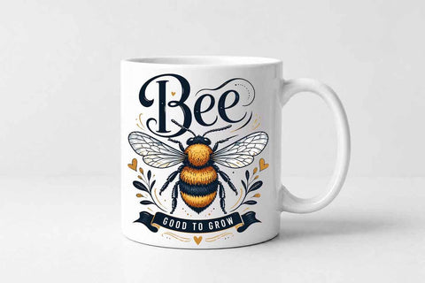 Bee Sublimation PNG Bee Lover Digital Download Good To Grow Bumble Bee Design SVG BillahCrafts 