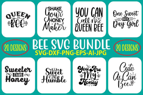 Bee SVG Bundle SVG Syaman 